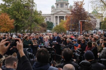 Serbia’s students demand resignations in police, judiciary as they prepare to take power